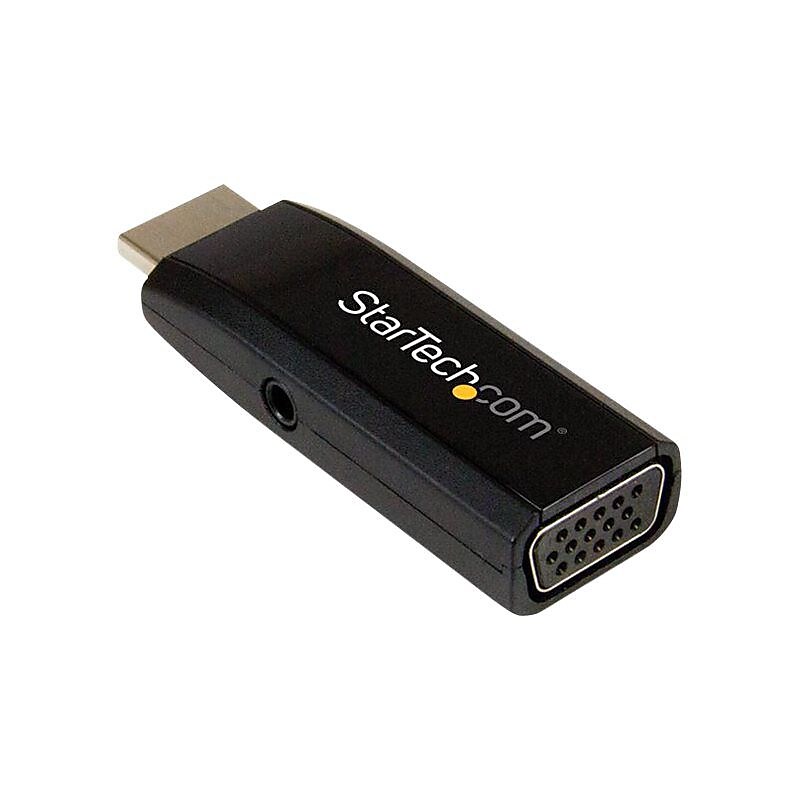 StarTech HDMI to VGA Compact Adapter, Black image 1