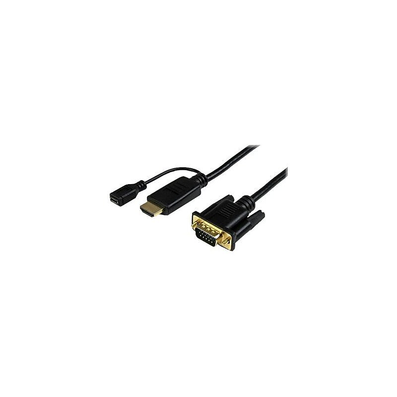 StarTech 10' HDMI to VGA Active Converter Cable (HD2VGAMM10) image 1