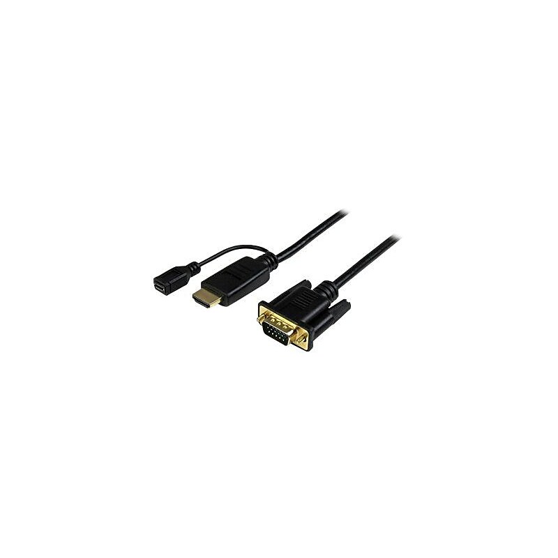 StarTech 6' HDMI to VGA Active Converter Cable (HD2VGAMM6) image 1