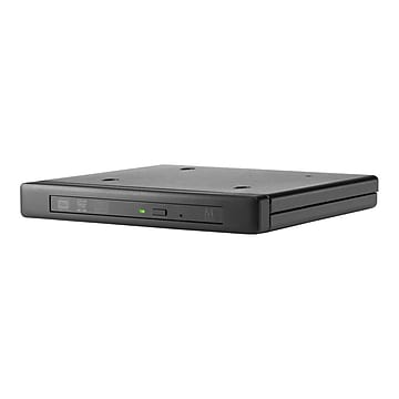 HP® K9Q83AT External Desktop DVD-Writer USB 3.0, Jack Black