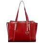 McKlein Aldora Ladies' Tote with Tablet Pocket, Top Grain Cowhide Leather, Red (97506)~#|#~m002968985_sc7