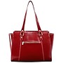 McKlein Aldora Ladies' Tote with Tablet Pocket, Top Grain Cowhide Leather, Red (97506)~#|#~m002968987_sc7