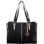 McKlein M Series, GLENNA, Genuine Cowhide Leather, Ladies' Tote with Tablet Pocket, Black (97555)~#|#~m002969010_sc7