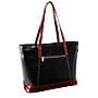 McKlein M Series Serafina Genuine Leather Tote Bag, Black/Red (97565)~#|#~m002969019_sc7