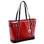 McKlein M Series Serafina Genuine Leather Tote Bag, Red/Black (97566)~#|#~m002969020_sc7
