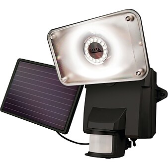 Maxsa Innovations Motion-activated Solar LED Security Flood Light (black)