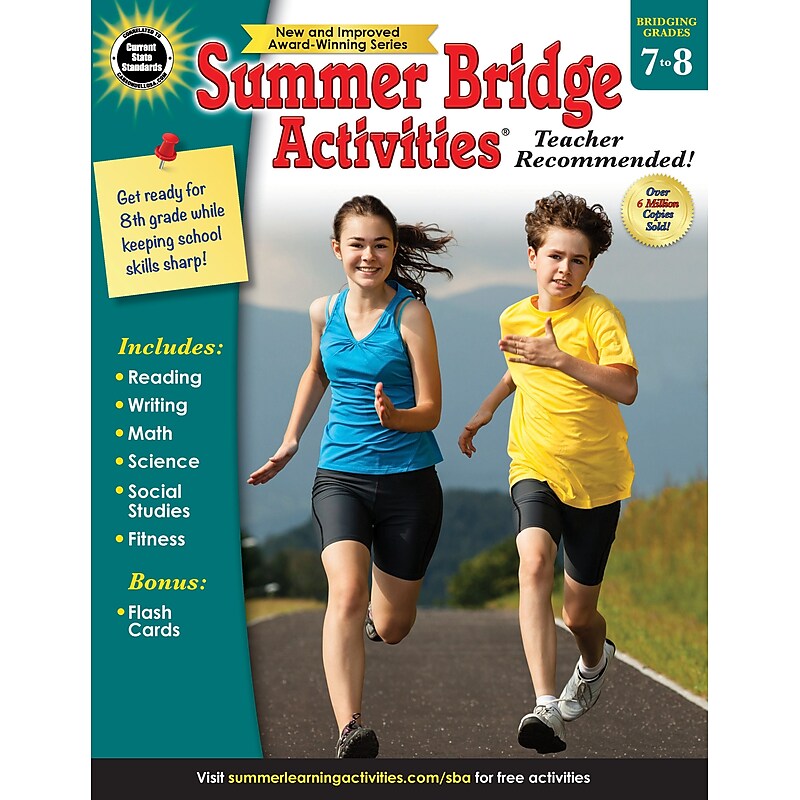 Summer Bridge Activity®, Grades 7- 8 image 1