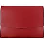 JAM Paper Leather Portfolio Case with Snap Closure, Red, 12/Carton (2233317453B)~#|#~m003000933_sc7