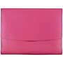 JAM Paper Leather Portfolio Case with Snap Closure, Fuchsia Pink (2233320839)~#|#~m003000937_sc7