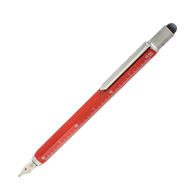 Monteverde One Touch Fountain Pen with Stylus, Red (MV35234) image 1