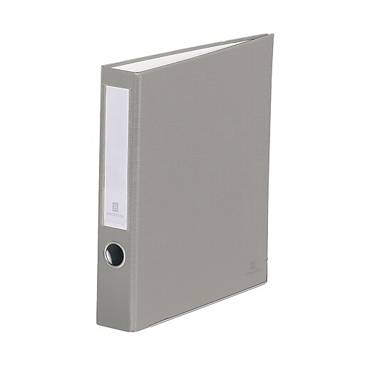 Bindertek 3Ring 2Inch Premium Binders, Light Grey (3SLNLG) Staples