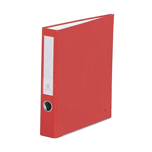 Bindertek 3Ring 2Inch Premium Binders, Red (3SLNRD) Staples