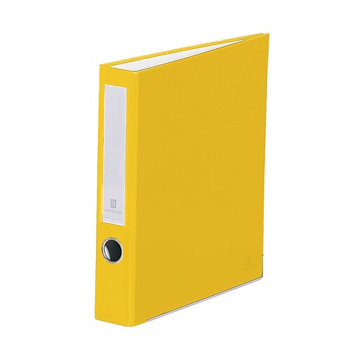 Bindertek 3Ring 2Inch Premium Binders, Yellow (3SLNYE) Staples