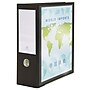 Bindertek Premium 4" 3-Ring Non-View Binders, D-Ring, Black (3XLVBN-BK)~#|#~m003037577_sc7