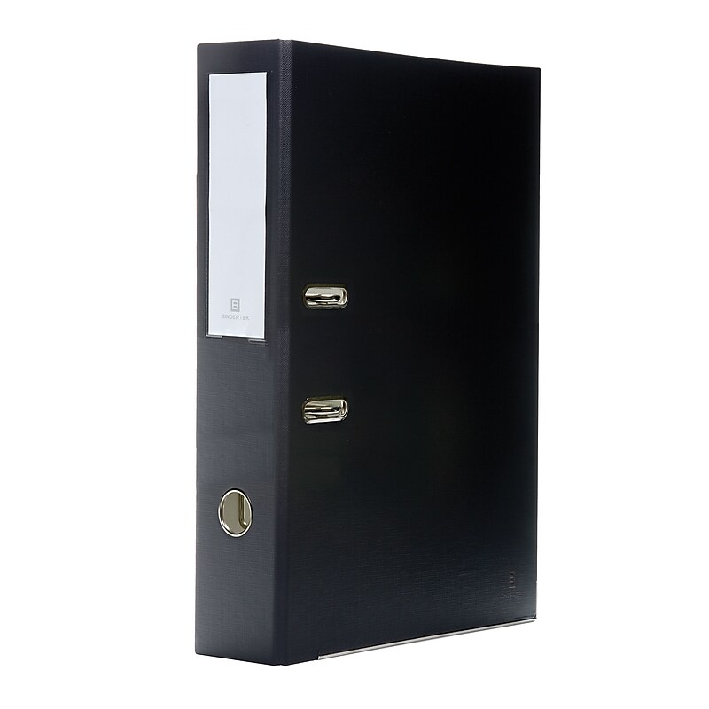 Bindertek Premium 2" 2-Ring Non-View Binders, Black (LGLN-BK) image 1