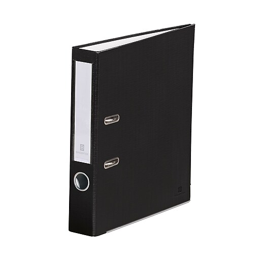 Bindertek 2Ring 2Inch Premium Binders, Black (SLNBK) Staples