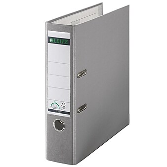 Leitz 2" 2-Ring A4 Binders, Light Gray (1010-LG)