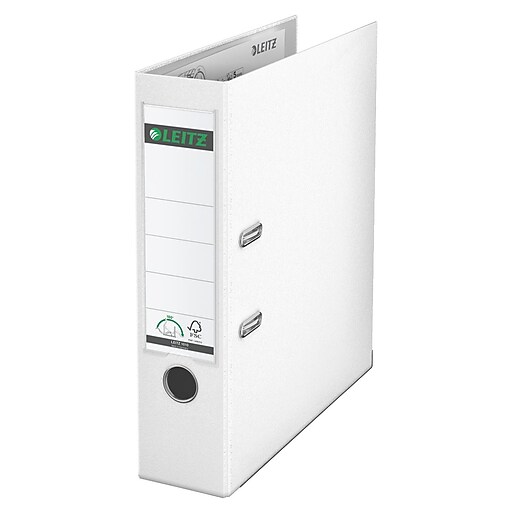 Leitz 2" 2Ring A4 Binders, White (1010WH) Staples