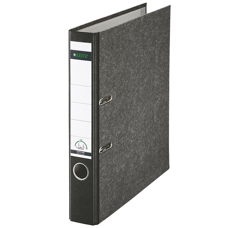 Leitz 180 Heavy Duty 2" 2-Ring Non-View Binder, Black (10505095) image 1