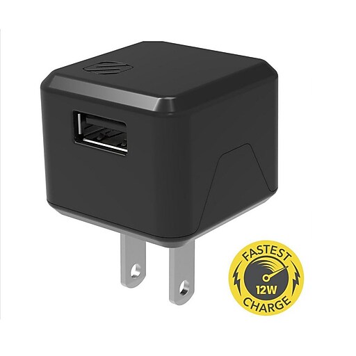 scosche reVOLT USB Charger, Black at Staples