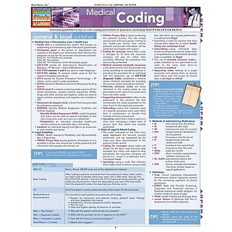 BarCharts, Inc. QuickStudy® Medical Coding Reference Set (9781423230366)