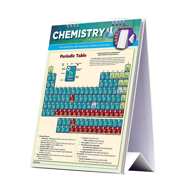 BarCharts, Inc. QuickStudy® Chemistry Easel Reference Set (9781423230557) image 1