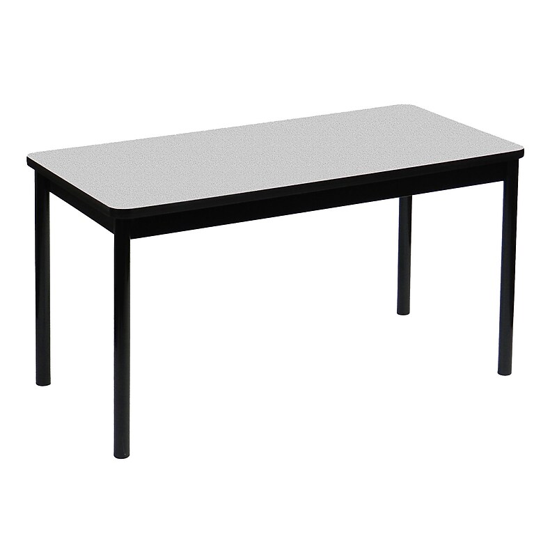 Correll High-Pressure Laminate Top Lab Rectangular Science Table, 36" x 30", Black (LT3072-15) image 1
