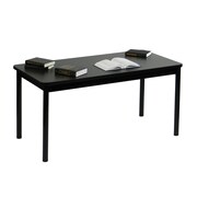 Correll 60 inch Rectangular Training Table, Black Granite (LR2460 07) by