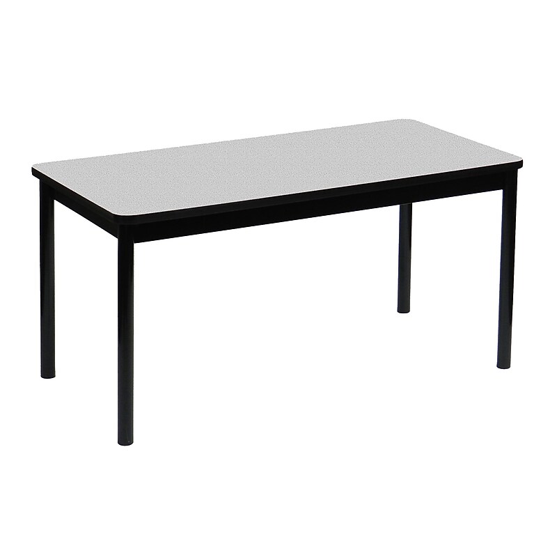 Correll 60'' Rectangular Training Table, Gray Granite (LR2460-15) image 1