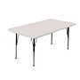 Correll Blow-Molded Plastic Top Rectangular Activity Table, 31" x 30", Grey (AR3072REC-23)~#|#~m003052469_sc7
