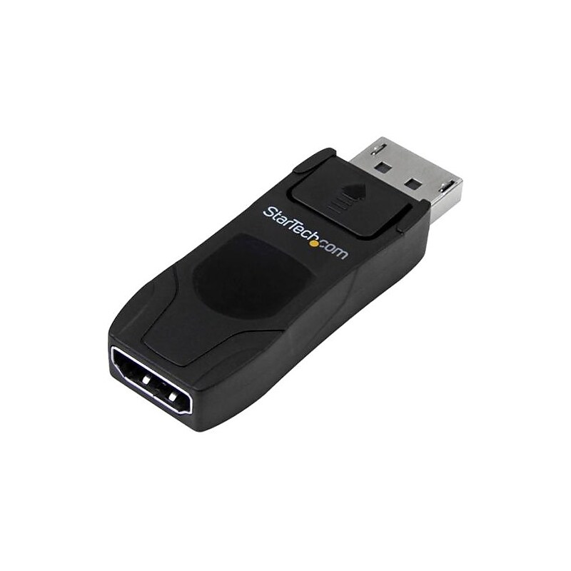 StarTech DisplayPort to HDMI Adapter (4K), Male to Female, Black (4249443) image 1