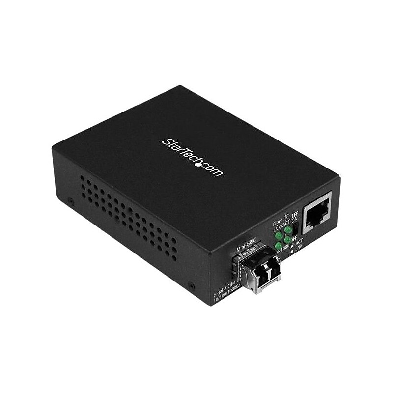 StarTech MCM1110MMLC Brown 1 Gbps Gigabit Ethernet Fiber Media Converter image 1