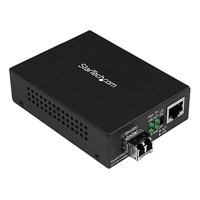 StarTech MCM1110MMLC Brown 1 Gbps Gigabit Ethernet Fiber Media Converter Simolary simolary.com