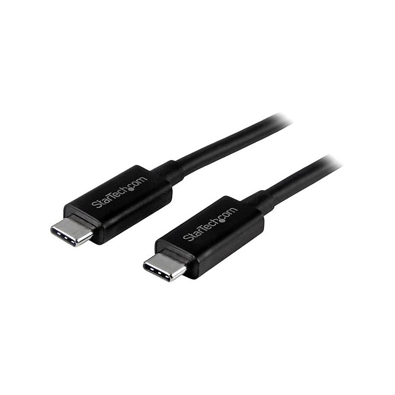 StarTech 3.3' USB 3.1 C Male to Male Cable, Black (USB31CC1M) image 1