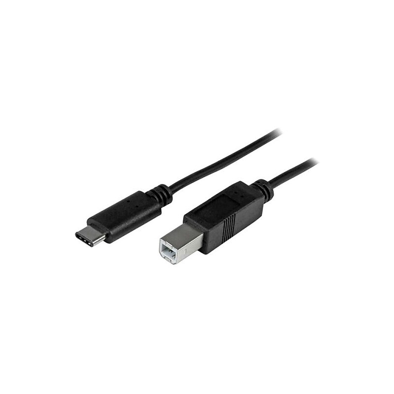 StarTech 1m (3ft) USB-C to USB-B Cable - M/M - USB 2.0 - USB Type-C to USB Type-B Cable image 1
