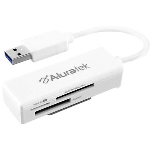Aluratek AUCR300F USB 3.0 MultiMedia Card Reader For SDXC/SDHC/MicroSD