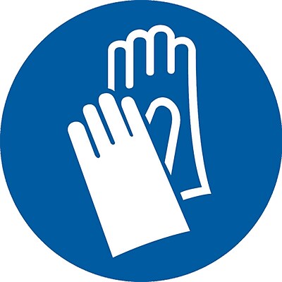 PPE Pictogram Labels, Gloves, SAX267 | Staples