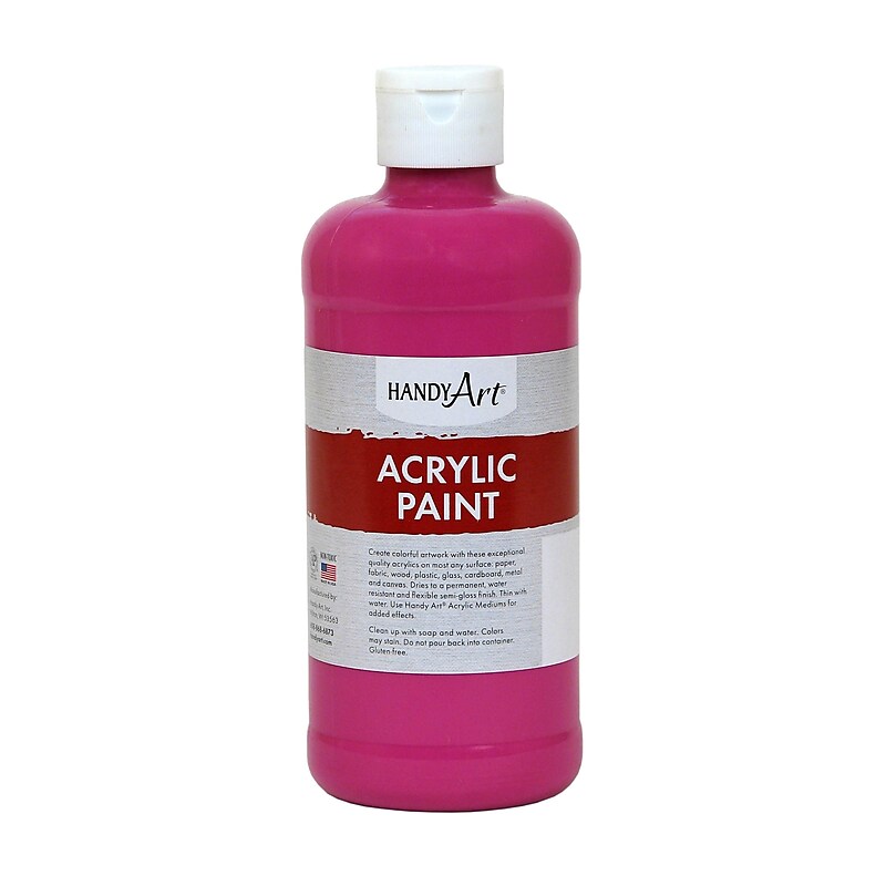 Handy Art® Student Acrylic Paint, Magenta, 16 Oz. (RPC101070) image 1
