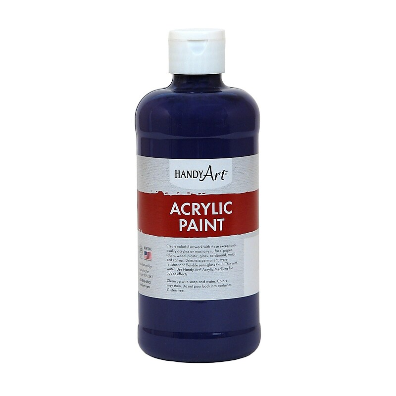 Handy Art® Student Acrylic Paint, Violet, 16 Oz. (RPC101075) image 1