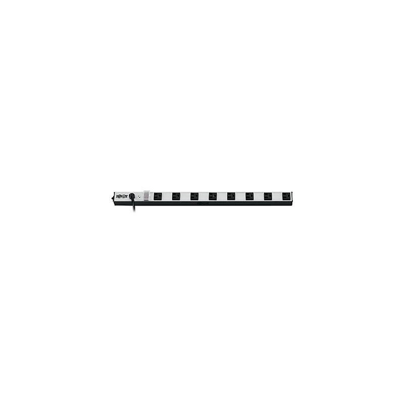 Tripp Lite 8-Outlet Vertical Power Strip, NEMA 5-15P, 10' (PS240810) image 1