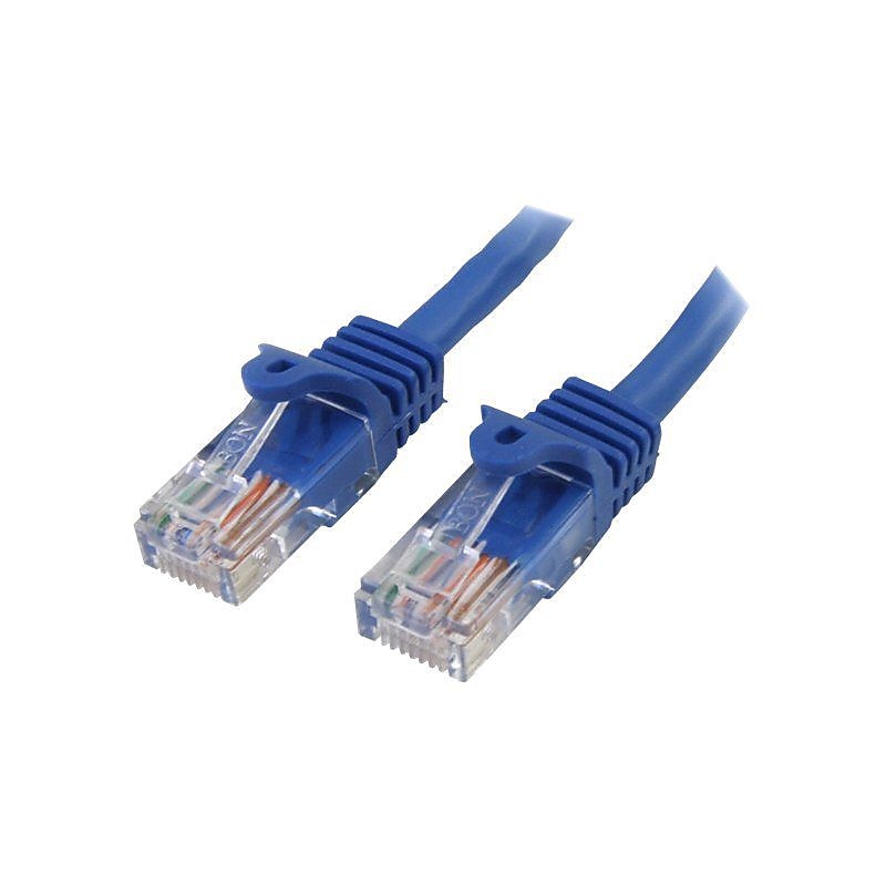 StarTech 75' Snagless Cat5e UTP Patch Cable, Blue image 1