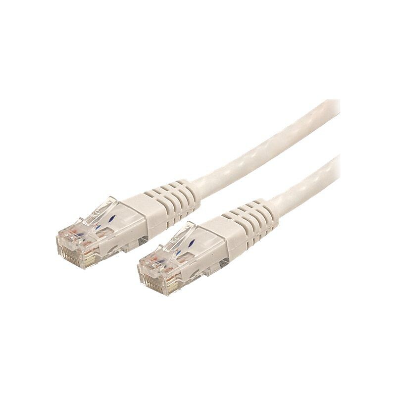 StarTech 8' Molded Cat6 UTP Patch Cable, White image 1