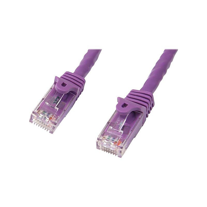 StarTech 15' Snagless Cat6 UTP Patch Cable, Purple image 1