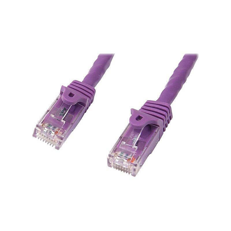 StarTech 25' Snagless Cat6 UTP Patch Cable, Purple image 1