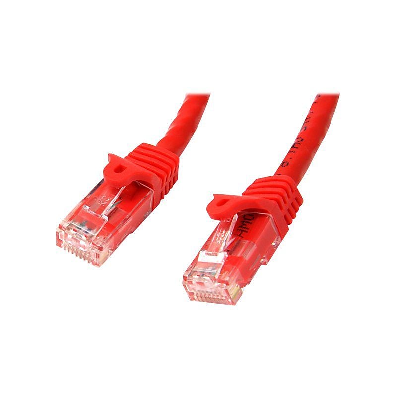 StarTech 25' Snagless Cat6 UTP Patch Cable, Red image 1