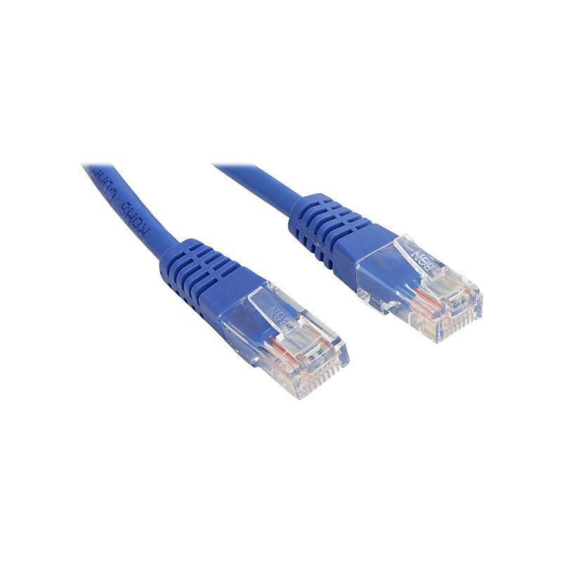 StarTech 100' Cat 5e Ethernet Patch Cable, 24 AWG, Blue (M45PATCH100B) image 1