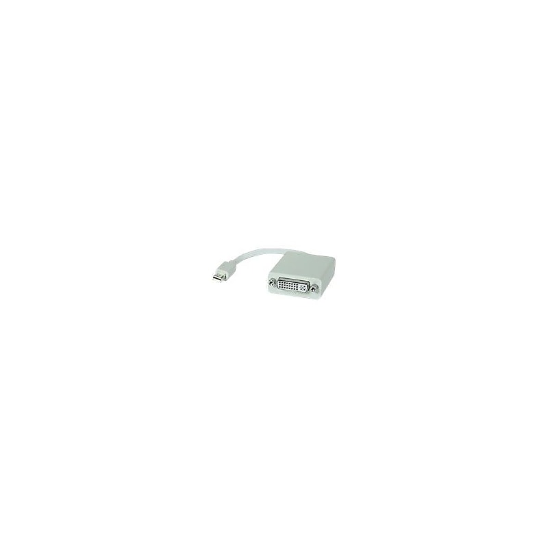 Comprehensive® Mini DisplayPort/DVI Male/Female Adapter Cable, White image 1