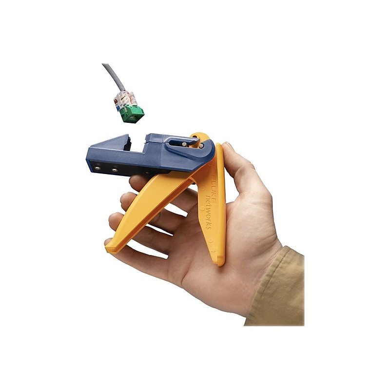Fluke Networks® JackRapid™ Punchdown Tool, Yellow (JR-PAN-2) image 1