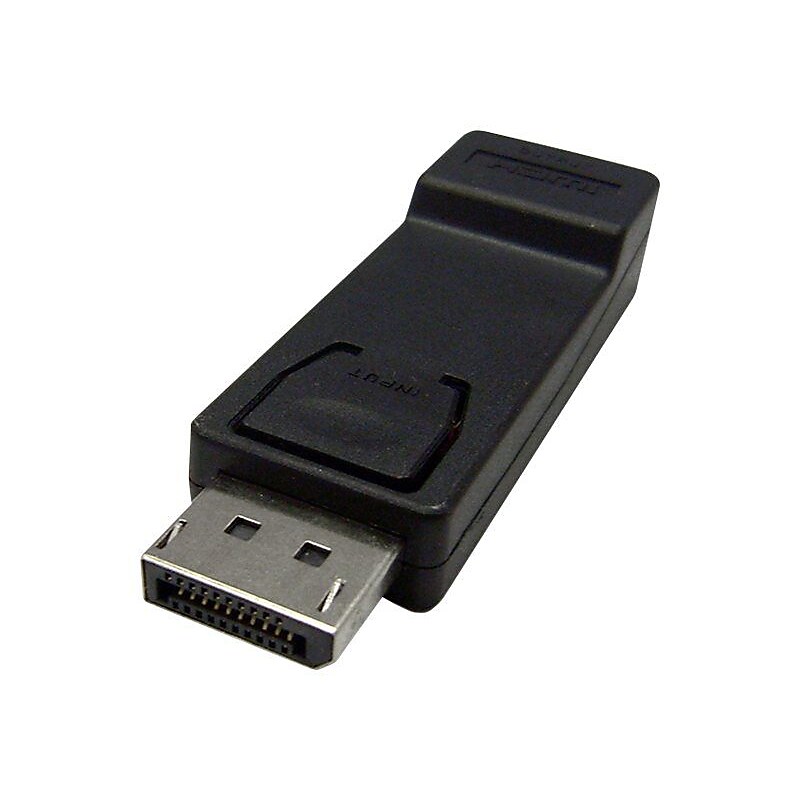 4XEM™ DisplayPort/HDMI Male/Female Audio/Video Adapter, Black image 1