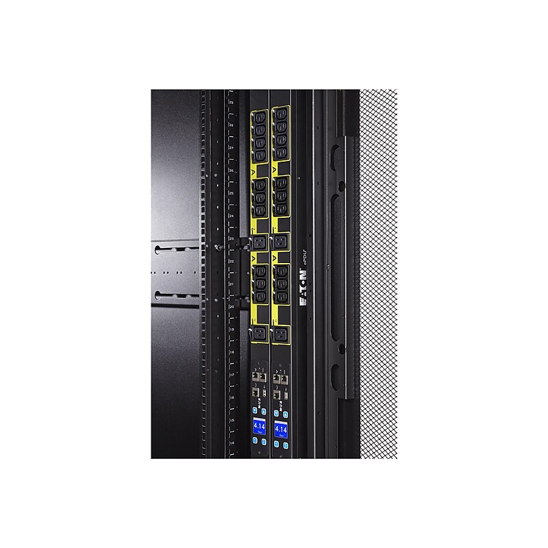 Eaton Single-Phase Managed Rack Power Distribution Unit, 24-Outlet, Black (EMA107-10) image 1